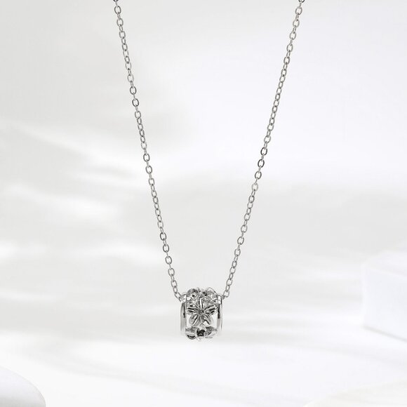 Healani Jewelry Jewelry - Silver Hawaiian Plumeria Slider Necklace